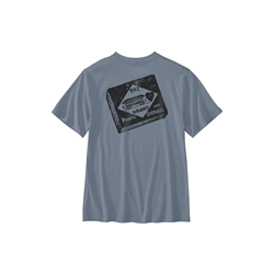 T-shirt leggera relaxed fit con grafica Active Jac LIGHT FADED NAVY